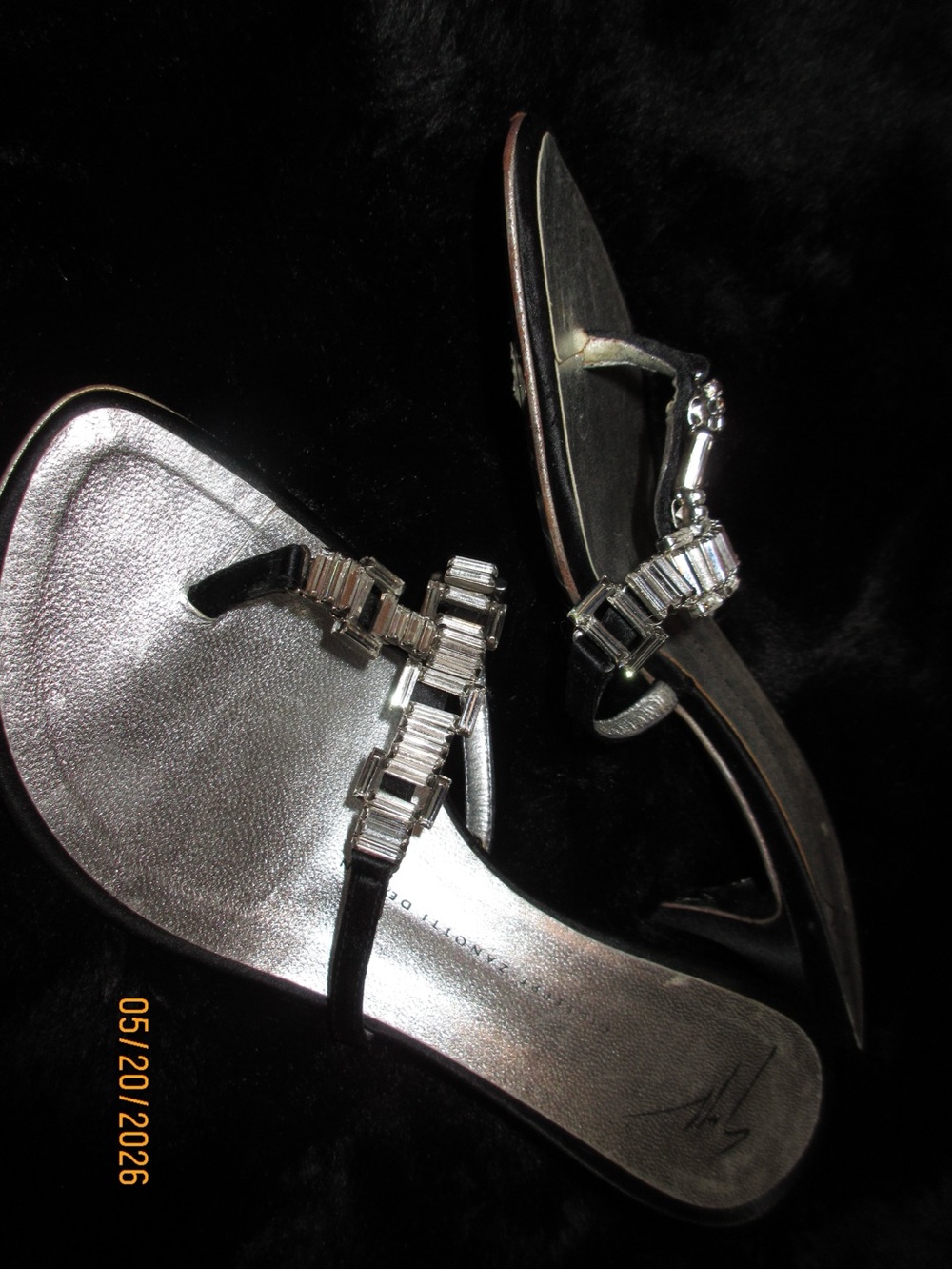 Giuseppe Zanotti embellished gem kitten heels